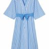 Women Lake | Lake Women Kimono Robe In Regatta Blue