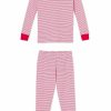 Kids Lake | Lake Kids Long-Long Set In Classic Red