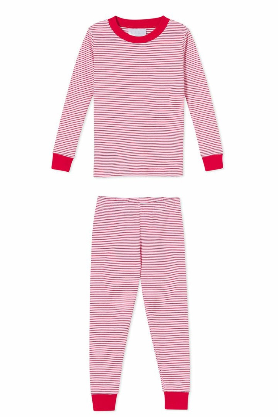 Kids Lake | Lake Kids Long-Long Set In Classic Red