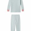 Kids Lake | Lake Organic Pima Kids Long-Long Set In Sage