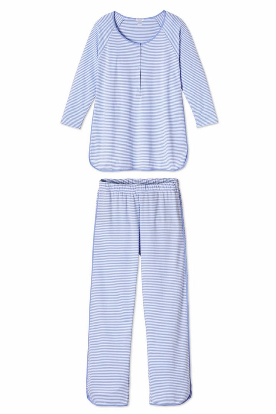 Women Lake | Lake Pima Maternity Long-Long Set In Hydrangea