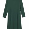 Women Lake | Lake Bamboo Long Sleeve Lounge Dress In Forest